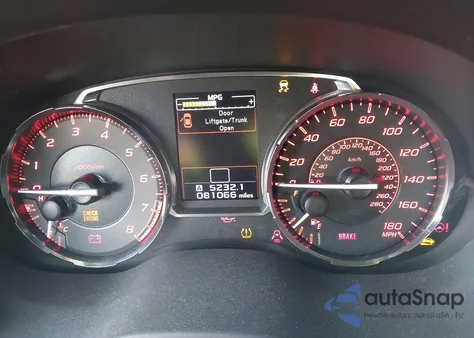 2017 Subaru Wrx z USA, uszkodzony, nr VIN JF1VA1B67H9839604